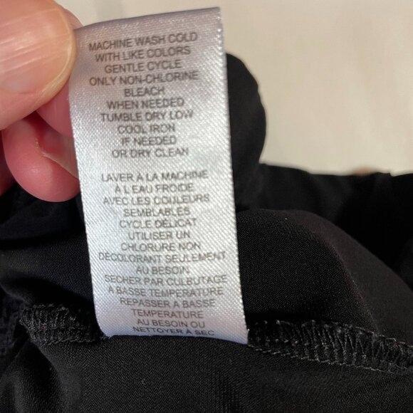 Tahari Black Pants Pull On Stretchy Flowy Day into Evening Size 3X - Picture 12 of 12